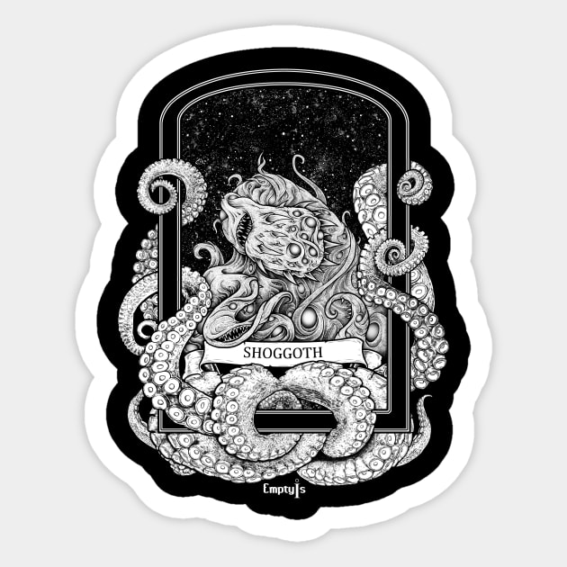 Shoggoth Lovecraft Sticker by EmptyIs